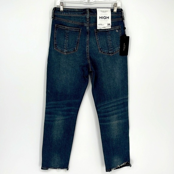 Rag & Bone Nina High Rise Ankle Cigarette Vallery Jeans Size 28 New with tags! - Picture 10 of 16